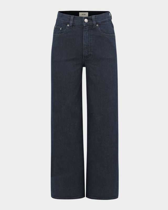 Hepburn Wide-Leg High-Rise Ankle Jeans